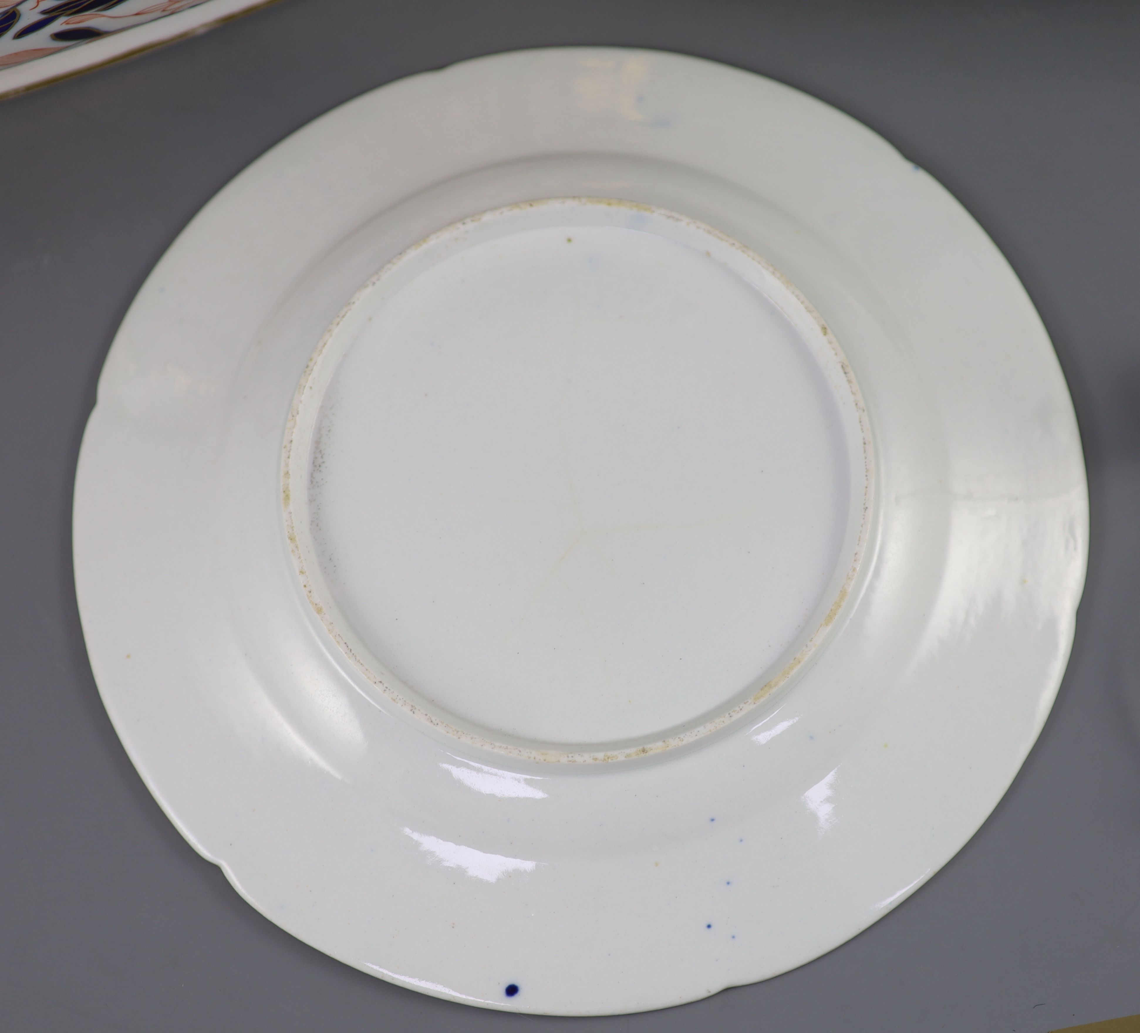 An extensive Coalport Imari pattern dinner service, c.1820,